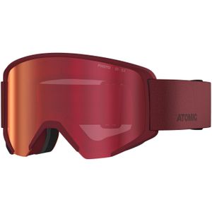 Atomic - Savor L Photo Maroon - Skibril - Bordeauxrood - Unisex