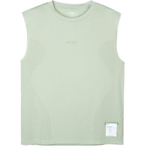 Satisfy - Trail / Running kleding - AuraLite Muscle Tee Tinguaite voor Heren - Maat L - Groen
