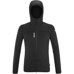 Millet - Wandel- en bergsportkleding - Fusion Grid Hoodie M Black voor Heren - Maat L - Zwart