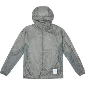 Satisfy - Pertex Diamond Fuse Windbreaker Shadow voor Heren - Maat M - Grijs