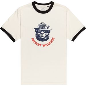 Element - T-shirts - Sbxe Ringer Tee Egret voor Heren van Katoen - Maat M - Beige