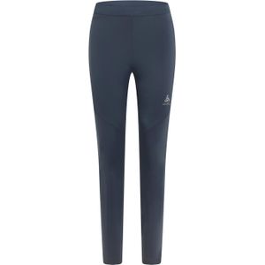 Odlo - Langlaufkleding - Tights Ceramiwarm India Ink voor Heren - Maat S - Grijs