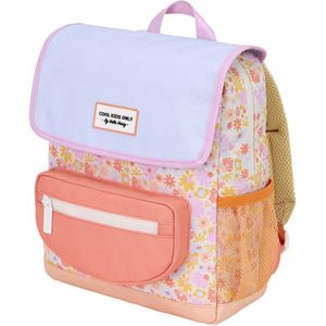 Hello Hossy - Merken - Retro Flower Backpack voor Unisex - Kindermaat 6+ jaar - Oranje