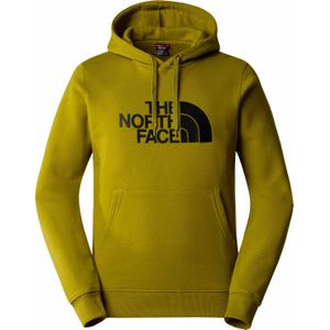 The North Face - Sweatshirts en fleeces - M Drew Peak Pullover Hoodie Sulphur Moss voor Heren van Katoen - Maat M - Kaki