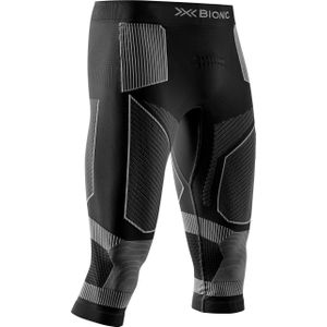 X-Bionic - Thermokleding - Energy Accumulator Light Pants 3/4 Men Black/Light Grey voor Heren - Maat S - Zwart