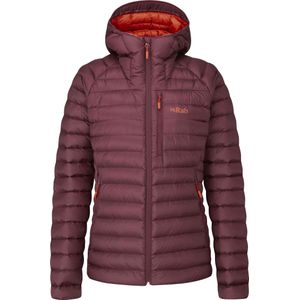 Rab - Dames toerskikleding - Microlight Alpine Jacket W Deep Heather voor Dames - Maat 10 UK - Bordeauxrood