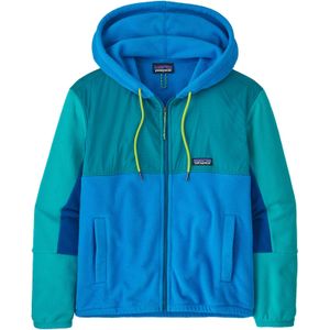 Patagonia - Dames sweatshirts en fleeces - W's Microdini Hoody Vessel Blue voor Dames - Maat XL - Blauw