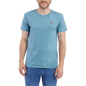 Ragwear - T-shirts - Endrew C Stone Blue voor Heren van Katoen - Maat L - Blauw