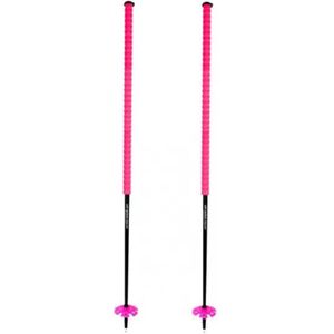 Les batons d'Alain - Toerski stokken - Framboise voor Unisex van Wol - Maat 115 cm - Roze