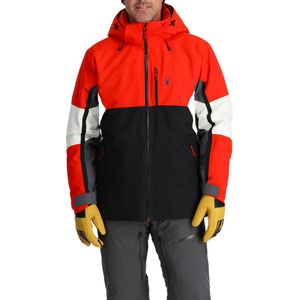 Spyder - Ski jassen - Epiphany Jacket Volcano voor Heren - Maat M - Rood