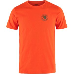 Fjall Raven - T-shirts - 1960 Logo T-Shirt M Flame Orange voor Heren van Katoen - Maat M - Oranje