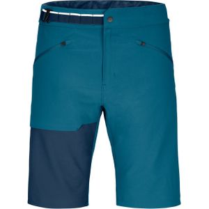 Ortovox - Wandel- en bergsportkleding - Brenta Shorts M Petrol Blue voor Heren van Wol - Maat S - Blauw