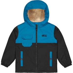 Picture Organic Clothing - Kinder ski jassen - Snowy Jkt Serenity Blue voor Unisex - Kindermaat 84-89 cm - Blauw
