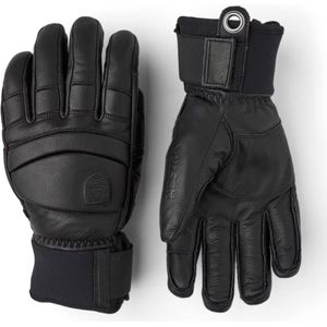 Hestra - Skihandschoenen - Glove Army Leather Fall Line New Black / Black voor Unisex - Maat 9 - Zwart