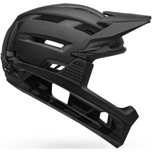 Bell - MTB helmen - Super Air R Mips Matte Gloss Black voor Heren - Maat 58-62 cm - Zwart