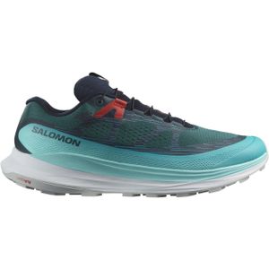 Salomon - Trailschoenen - Ultra Glide 2 Atlantic Deep/Blue Radiance/Fiery Red voor Heren - Maat 10 UK - Blauw