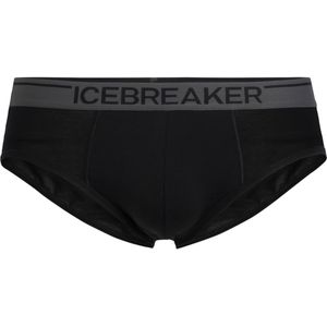 Icebreaker - Wandel- en bergsportkleding - M Merino Anatomica Briefs Black voor Heren van Wol - Maat XL - Zwart