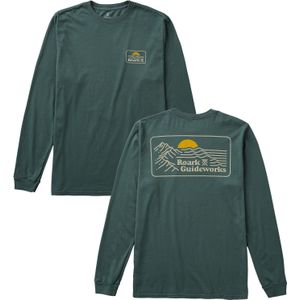 Roark - T-shirts - Earth & Sea LS Slate Green voor Heren - Maat S - Groen
