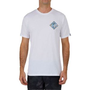 Salty Crew - T-shirts - Tippet Tropics Premium S/S Tee White voor Heren van Katoen - Maat XL - Wit