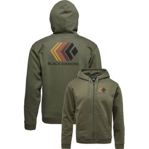 Black Diamond - Sweatshirts en fleeces - M Faded Full Zip Hoody Tundra voor Heren van Katoen - Maat M - Kaki