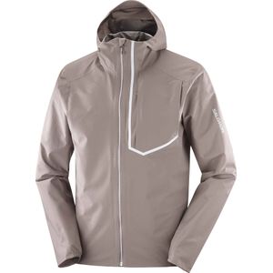Salomon - Bonatti Trail Jkt M Iron voor Heren - Maat M - Bruin