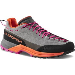 La Sportiva - Dames wandelschoenen - TX Guide Leather Woman Grey/Cherry Tomato voor Dames - Maat 40.5 - Grijs