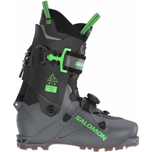 Salomon - Toerski schoenen - Mtn Summit Pure Anthracite/Black/Pastel Neon Green voor Heren - Maat 30\/30,5 - Grijs