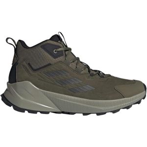 Adidas - Heren wandelschoenen - Trailmaker 2 Mid Lea Olive Strata voor Heren - Maat 9 UK - Kaki