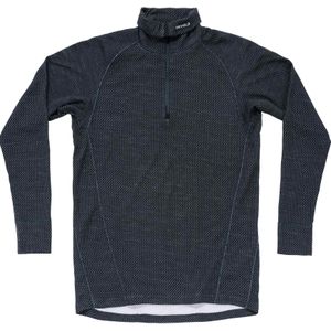 Devold Of Norway - Duo Active - Half Rits Lange Mouw T-shirt - Blauw