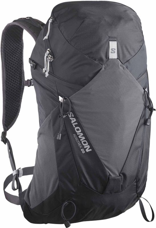 Salomon - Dagrugzakken - Aerotrek 20 M Anthracite / Nine Iron / Alloy voor Heren - Maat M\/L - Grijs