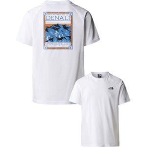 The North Face - T-shirts - M S/S North Faces Tee TNF White voor Heren - Maat M - Wit