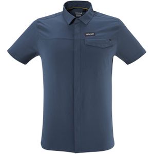 Lafuma - Wandel- en bergsportkleding - Skim Shirt Ss M Eclipse Blue voor Heren - Maat M - Blauw
