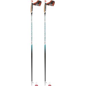 TSL Outdoor - Nordic-walking stokken - Tactil C70 Spike Crossover voor Unisex - Maat 125 cm - Wit