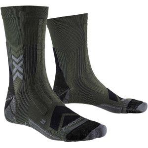 X-Socks - Wandel- en bergsportkleding - Hike Expert Silver Crew Dark Sage Black voor Heren - Maat 42-44 - Grijs