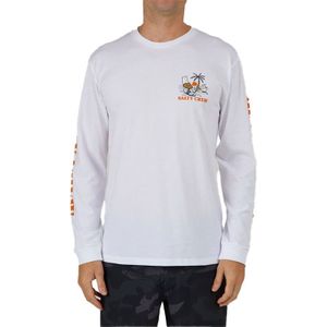 Salty Crew - T-shirts - Siesta Premium L/S Tee White voor Heren van Katoen - Maat S - Wit
