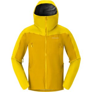 Norrona - Falketind Gore-Tex Jacket M Golden Palm voor Heren - Maat L - Geel