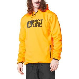 Picture Organic Clothing - Fleeces - Park Tech Hoodie Carrot voor Heren - Maat L - Oranje