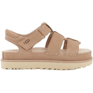 Ugg - Dames sandalen en slippers - W Goldenstar Strap Driftwood voor Dames - Maat 8 US - Beige