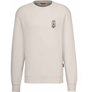 Van Deer - Truien - Essential Sweater Off White voor Heren van Katoen - Maat L - Wit