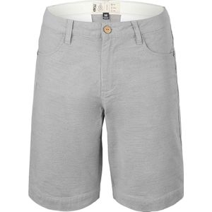 Picture Organic Clothing - Korte broeken - Aldos Shorts Grey melange voor Heren van Katoen - Maat 28 - Grijs