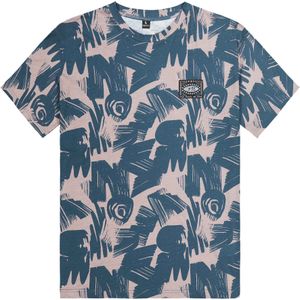 Picture Organic Clothing - T-shirts - Slab Tee Pacific Coast Print voor Heren van Katoen - Maat XL - Blauw
