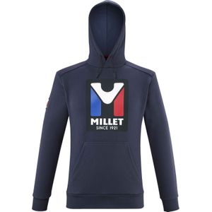 Millet - Sweatshirts en fleeces - Heritage Sweat Hoodie M Saphir voor Heren van Katoen - Maat XL - Marine blauw
