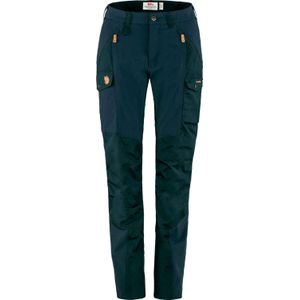 Fjall Raven - Dames wandel- en bergkleding - Nikka Trousers Curved W Dark Navy voor Dames - Maat 42 EU - Marine blauw