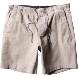 Vissla - Korte broeken - No See Ums Cord Eco 17"" Elastic Walkshort Chino voor Heren - Maat L - Beige