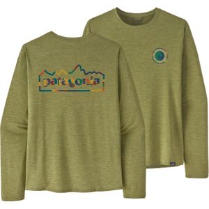 Patagonia - Wandel- en bergsportkleding - M's L/S Cap Cool Daily Graphic Shirt Buckhorn Green X-Dye voor Heren - Maat L - Kaki