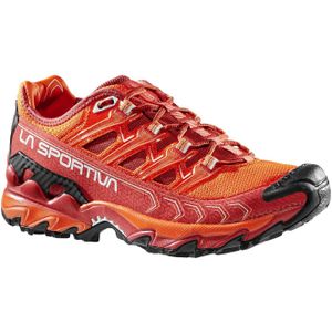 La Sportiva - Dames wandelschoenen - Ultra Raptor II Woman Cherry Tomato/Velvet voor Dames van Gerecyclede materialen - Maat 39.5 - Bordeauxrood