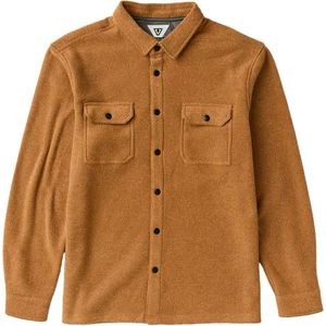 Vissla - Blouses - Looper Terry Eco LS Shirt Rubber voor Heren - Maat M - Bruin