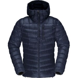 Norrona - Donsjassen - Lyngen Down850 Hood Jacket M Indigo Night voor Heren - Maat XL - Marine blauw