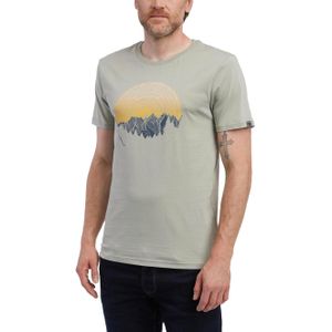 Ragwear - T-shirts - Wertee Remake Dusty Olive voor Heren van Katoen - Maat M - Groen