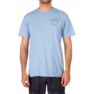 Salty Crew - T-shirts - Bruce Premium S/S Tee Marine Blue voor Heren van Katoen - Maat S - Marine blauw